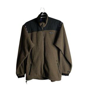Valhalla Pure Men's Tall Brown Full Zip Fleece Sweater Jacket